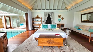 Anantara Kihavah Maldives overwater villa