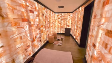 kudadoo maldives spa salt room