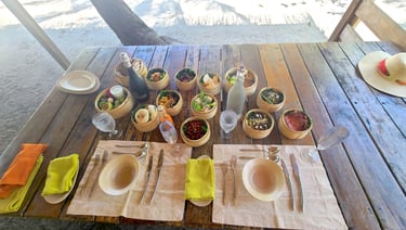 Six Senses Laamu Maldives sandbank picnic
