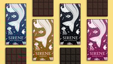 Sirene chocolate bars