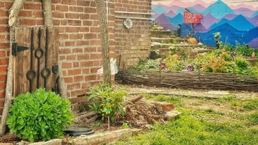 backyard garden 2123 Rivermont