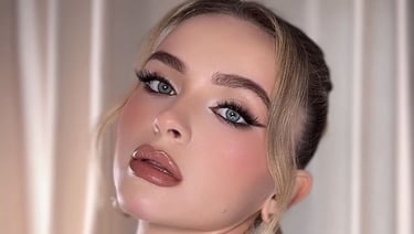 Novia lista para su boda con maquillaje profesional de Lizeth Quevedo