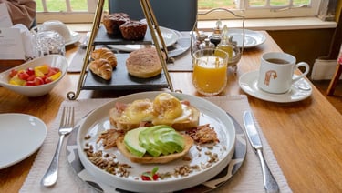 Giraffe Manor Kenya breakfast