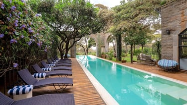 Giraffe Manor Kenya pool