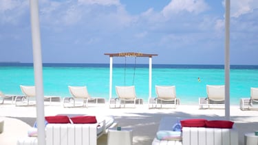 Jumeirah Olhahali Island Maldives beach lounge