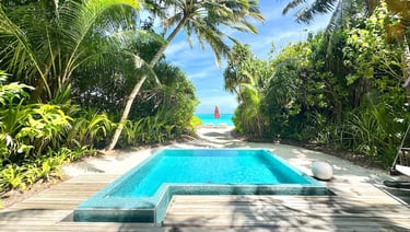 Niyama Maldives deluxe beach pool villa 