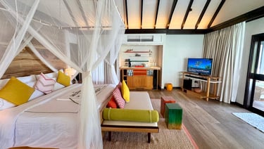 Ozen Life Maadhoo Maldives beach earth villa with pool