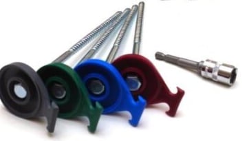 Megascrew tent pegs image