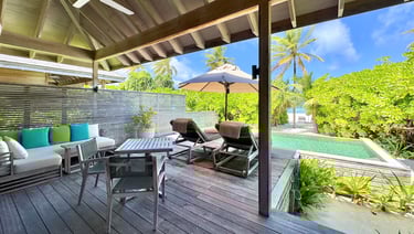 Hurawalhi Maldives beach pool villa