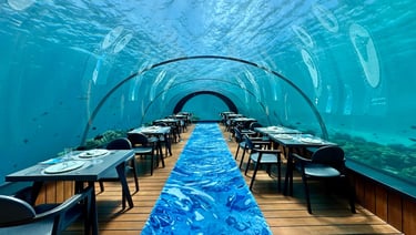 hurawalhi maldives 5.8 underwater restaurant