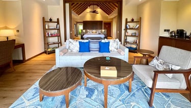 Baros Maldives baros suite living