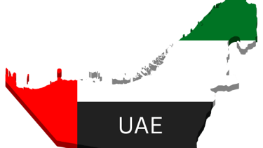 Map of UAE(United Arab Emirates)