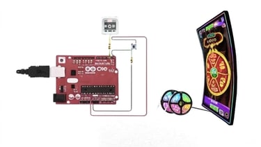 Vibrant LED Display Effect for Claratech Monitors  