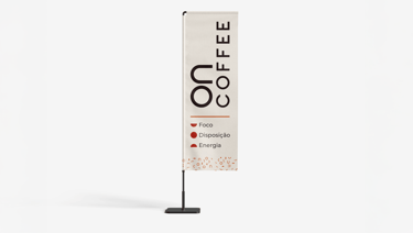 Projeto On Coffee – Projeto de Identidade de marca feito pelo Estúdio Criativo Voluca