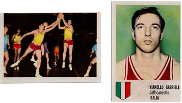 1965 Collezioni Lampo I Grandi Campioni Pallacanestro Basketball Cards