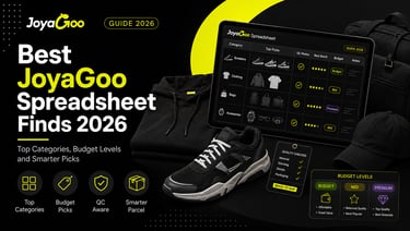 Best JoyaGoo Spreadsheet finds 2026 by product category and budget level