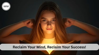 Student in deep concentration representing strong study and focus mode — Thunder Motivation.