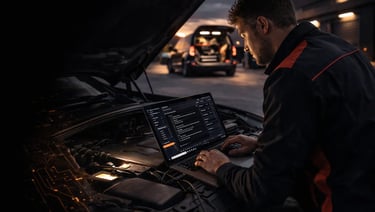 Recherche de pannes électroniques complexe, codage et programmation constructeur à domicile