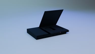 PS2 SLIM Blender 3D