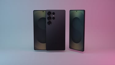 Samsung Galaxy S25 Ultra Blender 3D Luces y Color