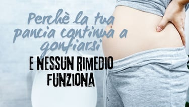 gonfiore addominale