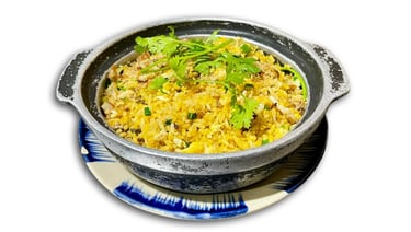 Cơm chiên cá mặn