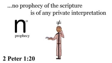 2 Peter 1:20 Say 1 time