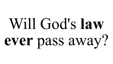 Luke 16:17 Say question
