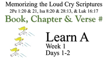 Learn A (Days 1-2)