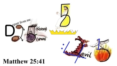 Matthew 25:41 Say 2 times