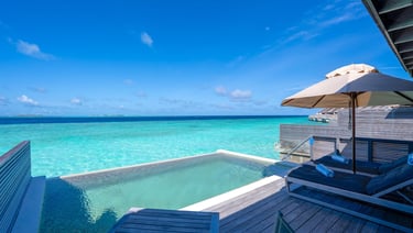 Hurawalhi Maldives ocean pool villa terrace