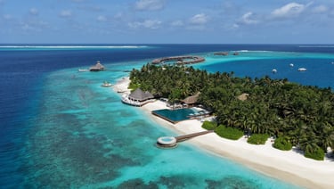 huvafen fushi island view
