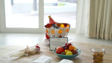 Jumeirah Olhahali Island Maldives overwater villa welcome gift