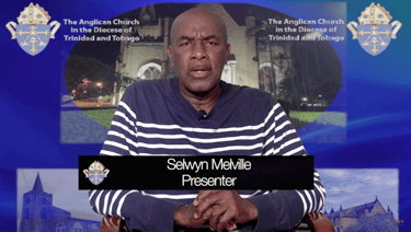 Selwyn Melville presenter on monthly television programme of the Anglican Church in the Diocese of T