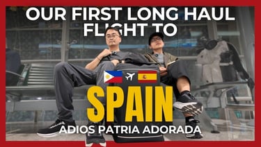 We left the Philippines for Spain