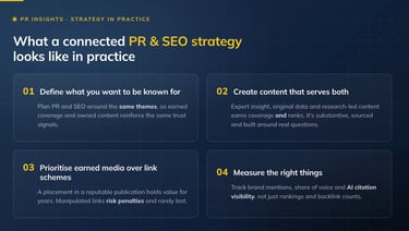 What a connected PR and SEO strategy looks like in practice