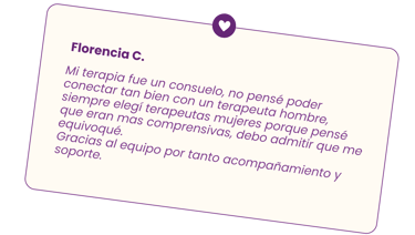 recomendacion del Espacio terapeutico
