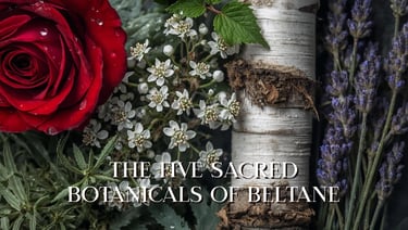 The Five Sacred Botanicals of Beltane