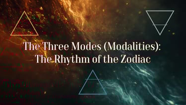 The three modes in astrology