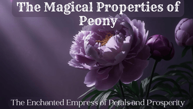  The Magical Properties of Peony — The Enchanted Empress of Petals and Prosperity