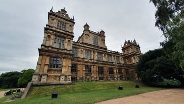 Side view of Wollaton Hall, Nottingham