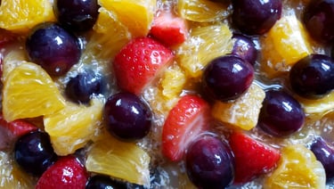 Orange Fruit Bowl