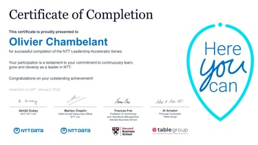 Olivier Chambelant Leadership Accelerator