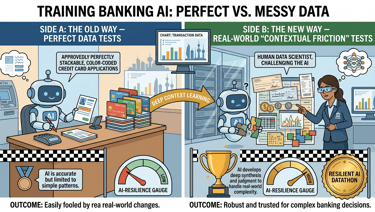 perfect vs messy ai data