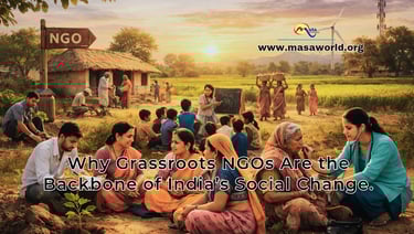 a group of people sitting around a group of people