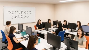 コールセンターのスタッフが電話対応しているイメージ画像｜堺市のニュースならサカイタイムズ
