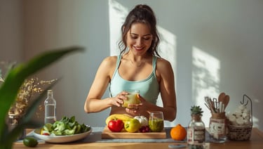 “Pessoa trabalhando em home office com laptop e anotações, planejando estratégias de marketing de af