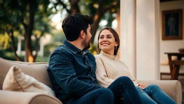 Imagem representativa de um casal em um momento de conexão, simbolizando a importância de fortalecer