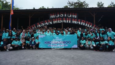 Bangunan Museum Petilasan Mbah Maridjan yang menjadi saksi erupsi Gunung Merapi 2010