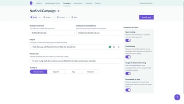 Campaigns EmailOctopus